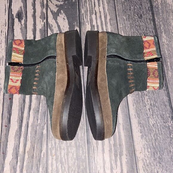 Coolway Green Seude Shoes Size 36 / 5 - Picture 5 of 6